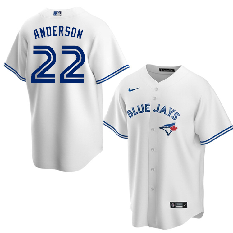 Nike Men #22 Chase Anderson Toronto Blue Jays Baseball Jerseys Sale-White
